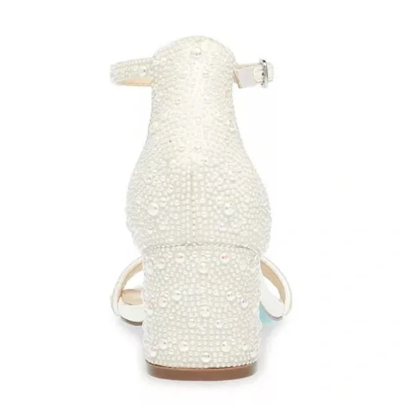 Betsey Johnson Pearl Embellished Heels - Picture 2 of 2